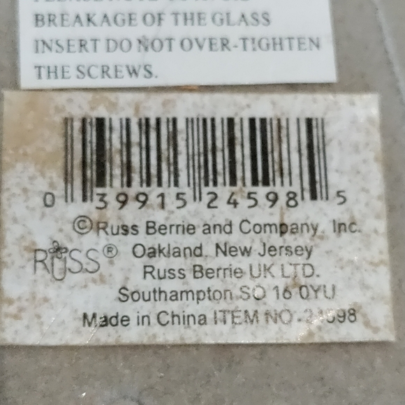 Heart shaped photo frame fits 3" x 3" - Picture 5 of 5